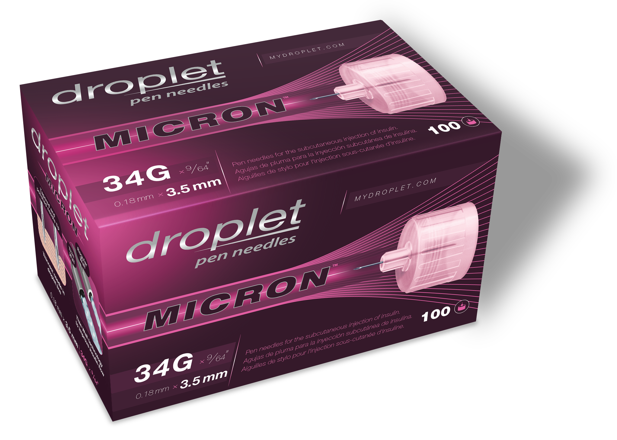 Droplet Micron The Shortest & Thinnest Pen Needle